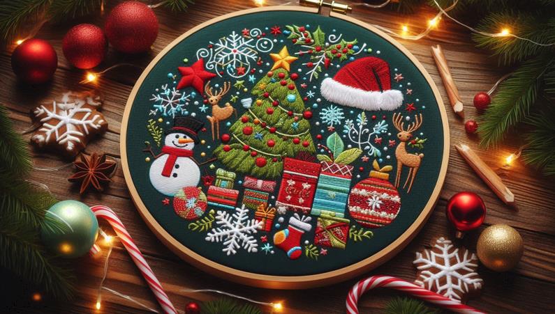 Celebrate Christmas with Embroidery Digitized Articles